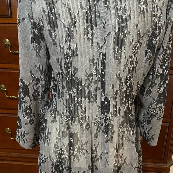 Club Monaco little black dress. This sheer dress is perfect for any occasion. - Picture 2 of 11